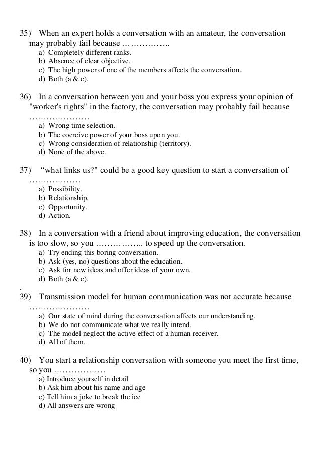 Questions to spice up a conversation